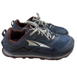 Altra Lone Peak 5 Womens Trail Running Shoes Size 11.5 Navy/Burgundy Durable & L